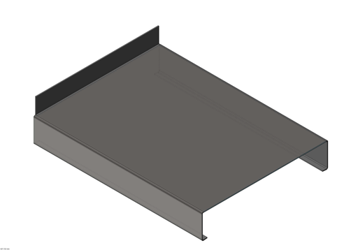 Capot raccord parament Aluminium 2.0 mm