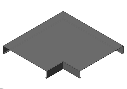 Capot à angle 90° Aluminium 3.0 mm